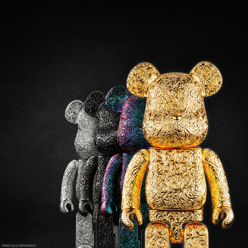 Be@rbrick Royal Selangor Arabesque Golden 400%
