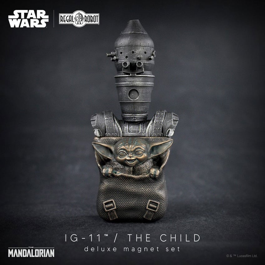 IG-11 and The Child Deluxe Magnet Set