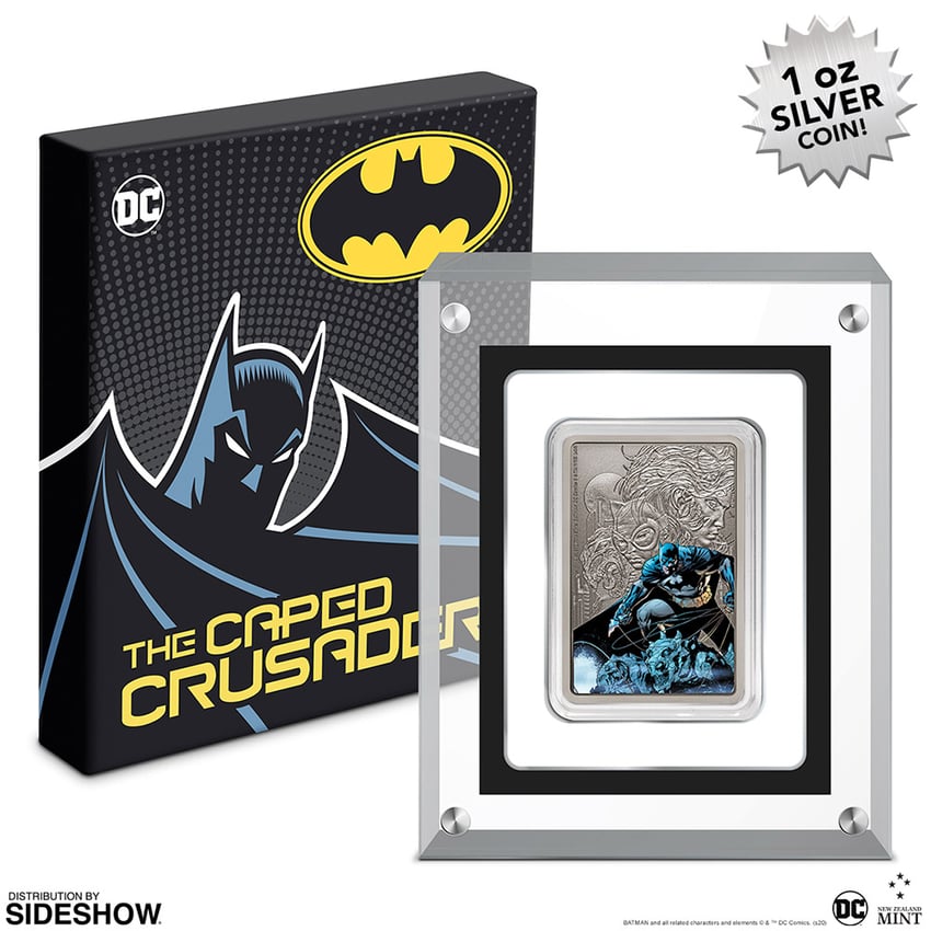 The Caped Crusader -Batman 1oz Silver Coin