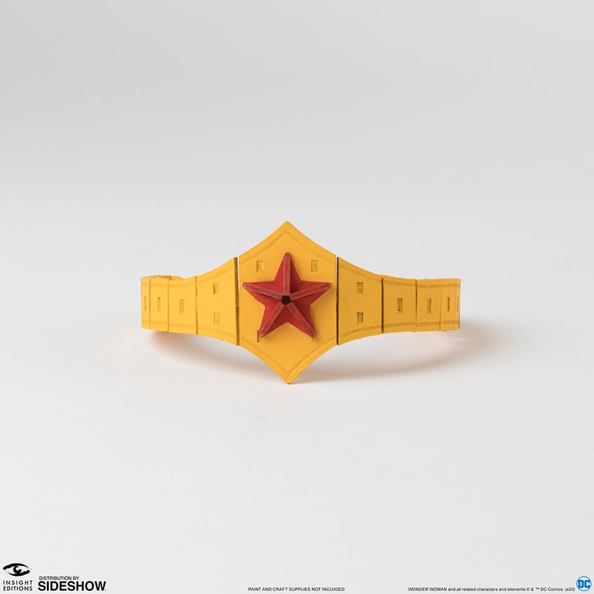 Wonder Woman 3D Wood Model and Book