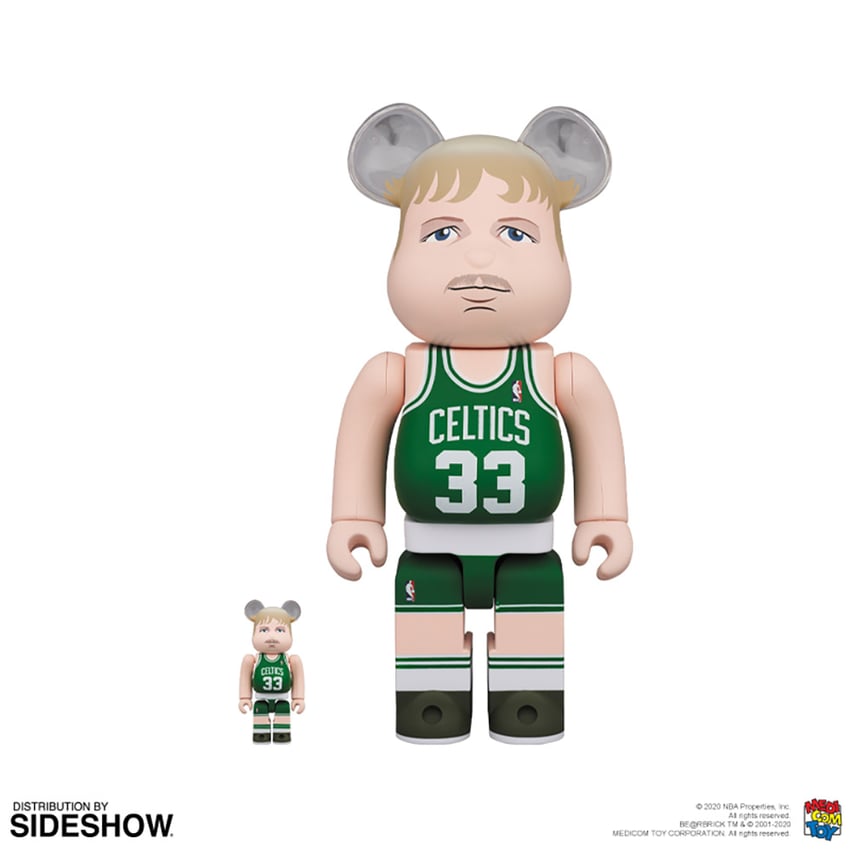 Be@rbrick Larry Bird (Boston Celtics) 100% and 400%