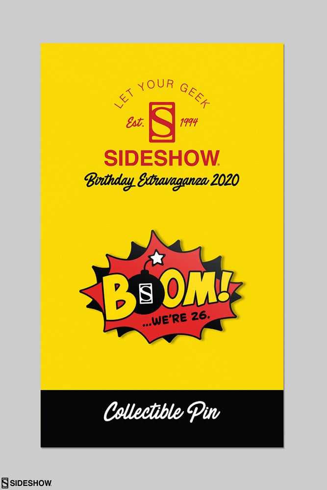 Sideshow Birthday Pin