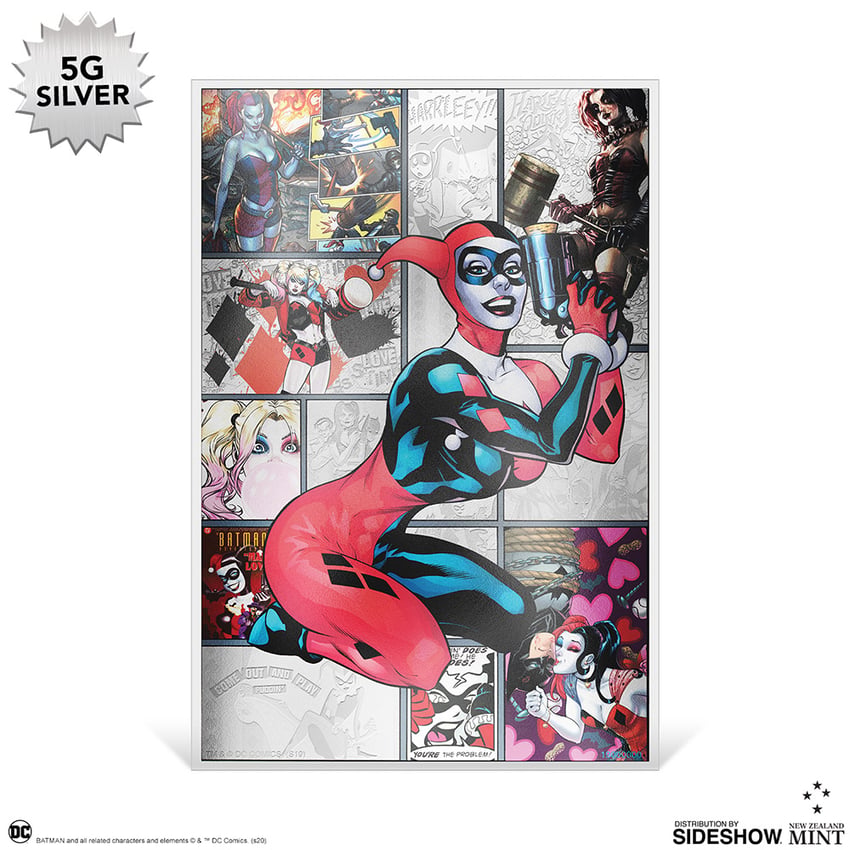 Harley Quinn Silver Coin Note
