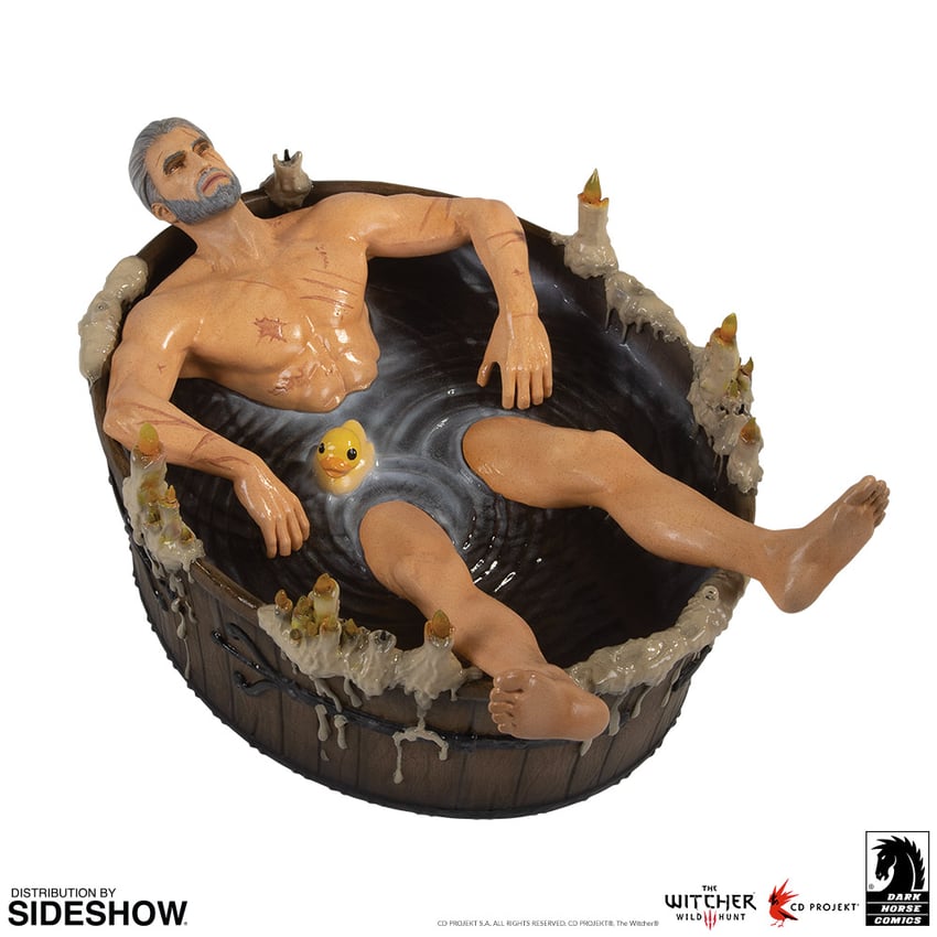 Geralt in the Bath