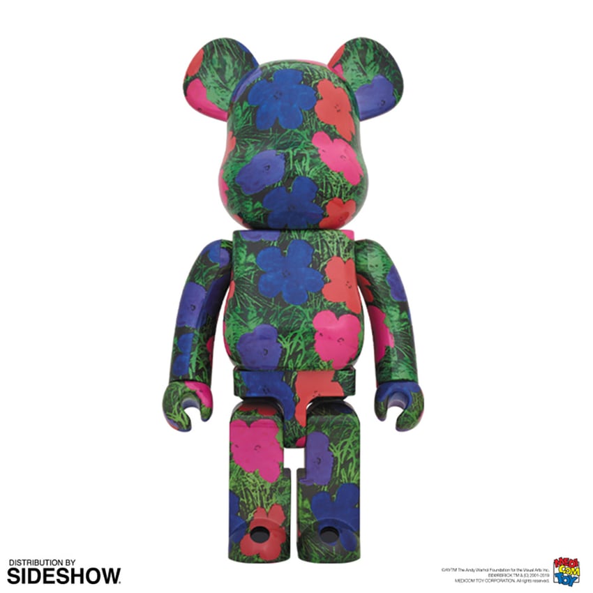 Be@rbrick Andy Warhol "Flowers" 1000%