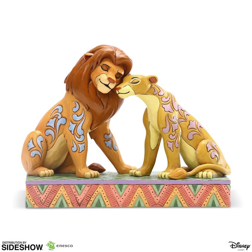 Simba and Nala Snuggling