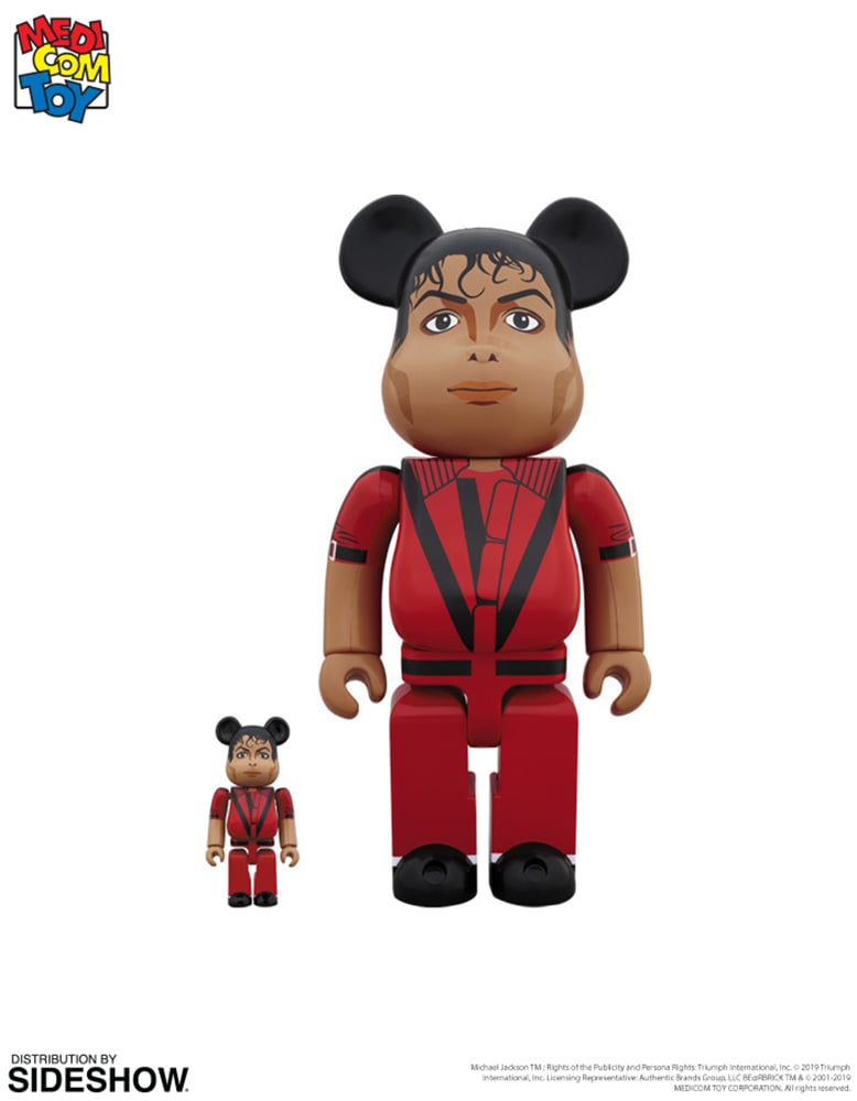 Be@rbrick Michael Jackson Red Jacket 100% and 400%