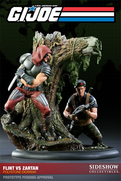 Flint VS Zartan Diorama