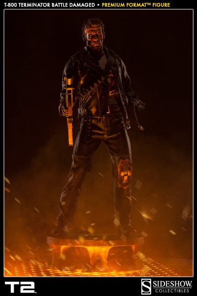 T:800 Terminator Battle Damaged